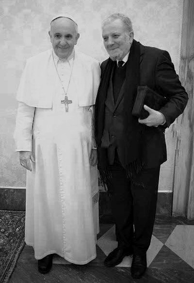 Kiko Arguello and Pope Francis